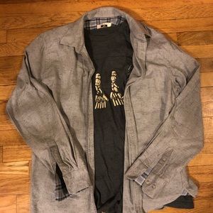 Joseph Abboud Woven Long Sleeve Button Down XL